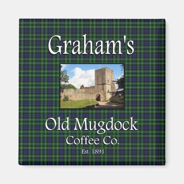 Graham's Old Mugdock Coffee Co. Magnet (Vorne)