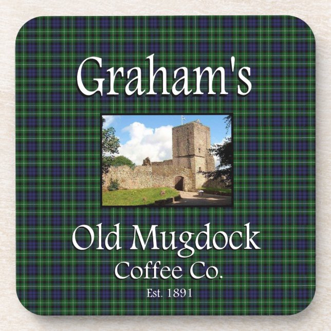 Graham's Old Mugdock Coffee Co. Untersetzer Set (Vorderseite)