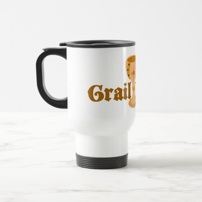 Grail Hunter Fun Sammelzeitlogan Reisebecher (Links)