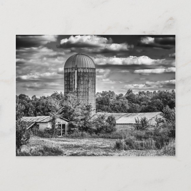 Grain Silo - Temple Hill, KY Postkarte (Vorderseite)