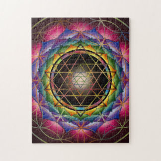 Graine de puzzle de mandala de la vie par Rachel