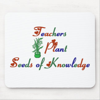 Graines d'usine de professeurs de tapis de souris