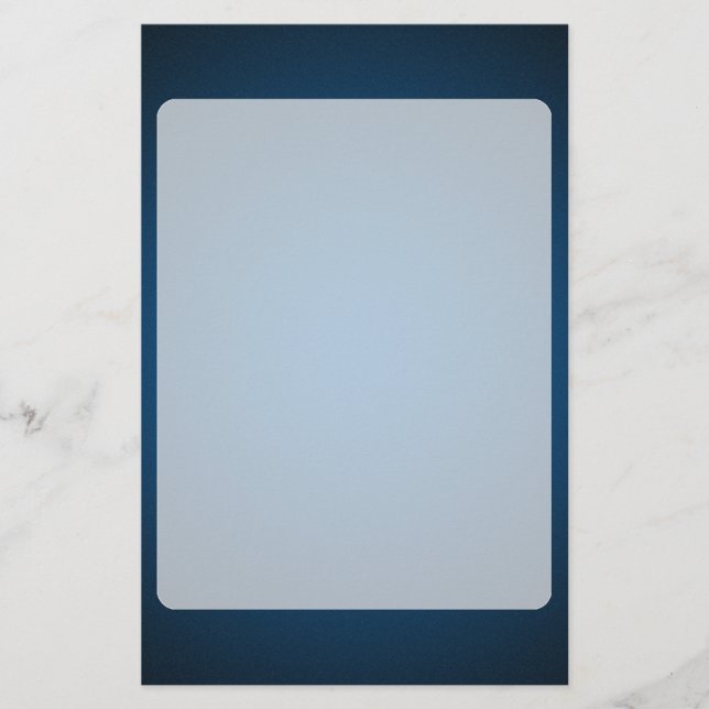 Grainy Blue-Black Vignette Briefpapier (Vorderseite)