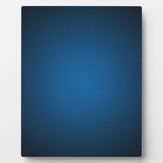 Grainy Blue-Black Vignette Fotoplatte (Vorderseite)