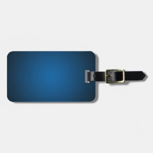 Grainy Blue-Black Vignette Gepäckanhänger