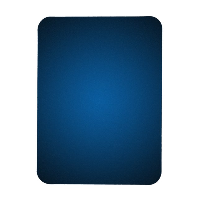 Grainy Blue-Black Vignette Magnet (Vertikal)