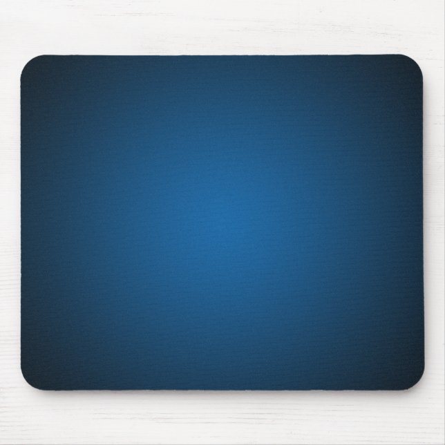 Grainy Blue-Black Vignette Mousepad (Vorne)