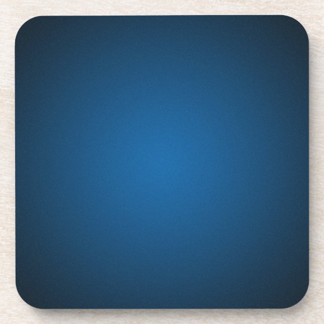 Grainy Blue-Black Vignette Untersetzer (Vorderseite)