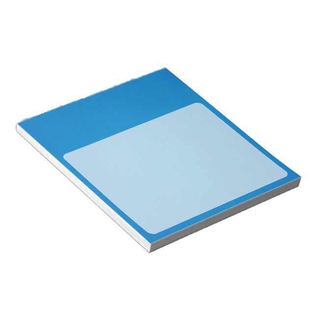 Grainy Bright Blue Background Notizblock (angewinkelt)