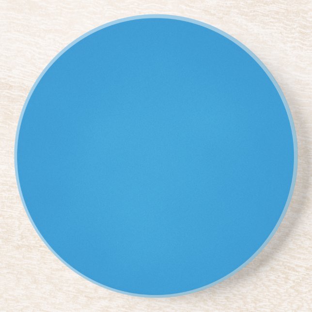 Grainy Bright Blue Background Sandstein Untersetzer (Vorne)