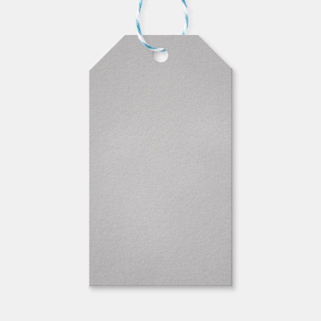 Grainy Gray Künstlerisch Textur Geschenkanhänger (Vorderseite)