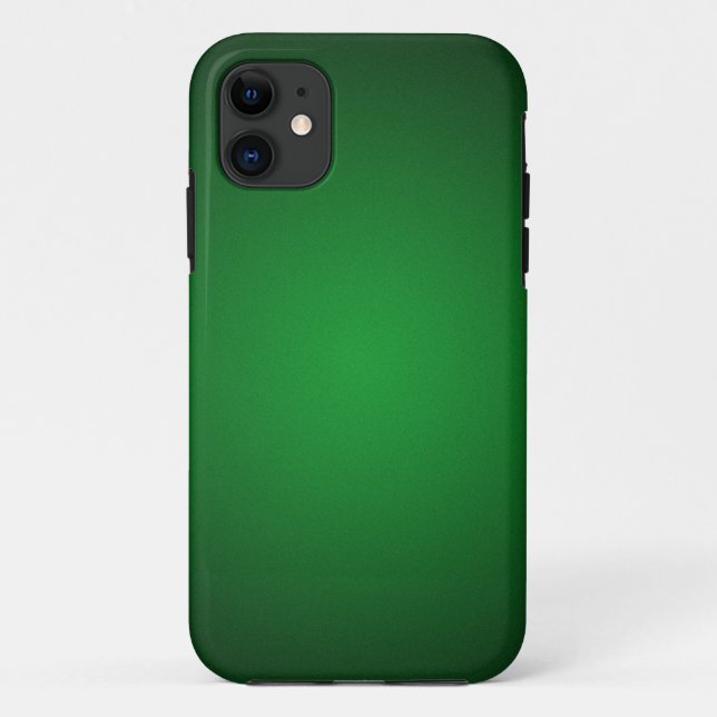 Grainy Green-Black Vignette Case-Mate iPhone Hülle (Rückseite)