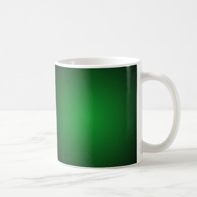 Grainy Green-Black Vignette Kaffeetasse (Rechts)