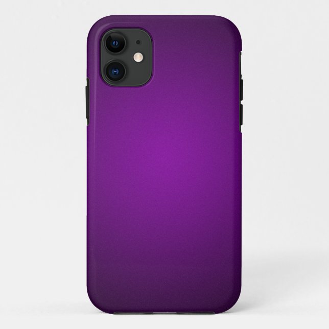 Grainy Lila-Black Vignette Case-Mate iPhone Hülle (Rückseite)