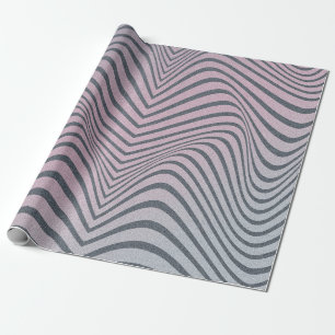 Grainy psychedelischer Hintergrund. Zebrastreifen Geschenkpapier