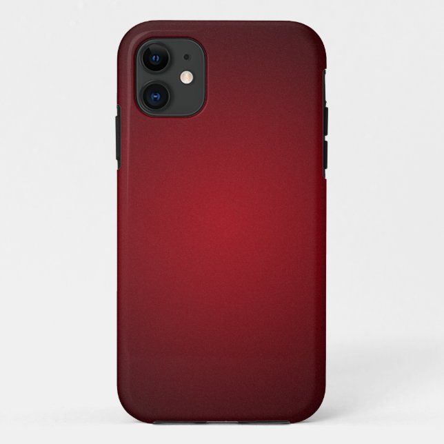 Grainy Red-Black Vignette Case-Mate iPhone Hülle (Rückseite)