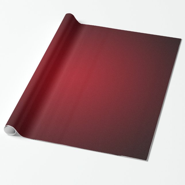 Grainy Red-Black Vignette Geschenkpapier (Ungerollt)