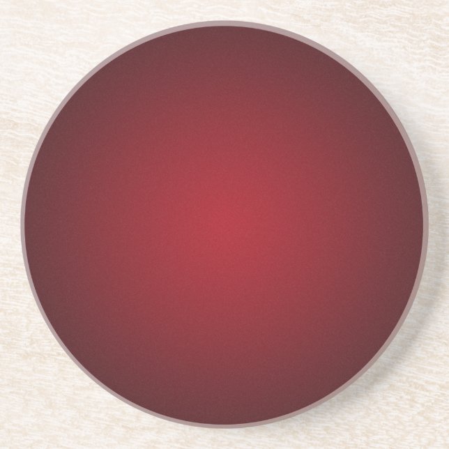 Grainy Red-Black Vignette Untersetzer (Vorne)