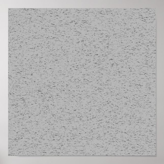 Grainy Schlicht Grau Color Design Poster (Vorne)