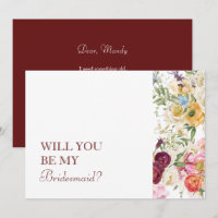 GRAKEFUL Blogs werden Sie meine Bridesmaid Card se