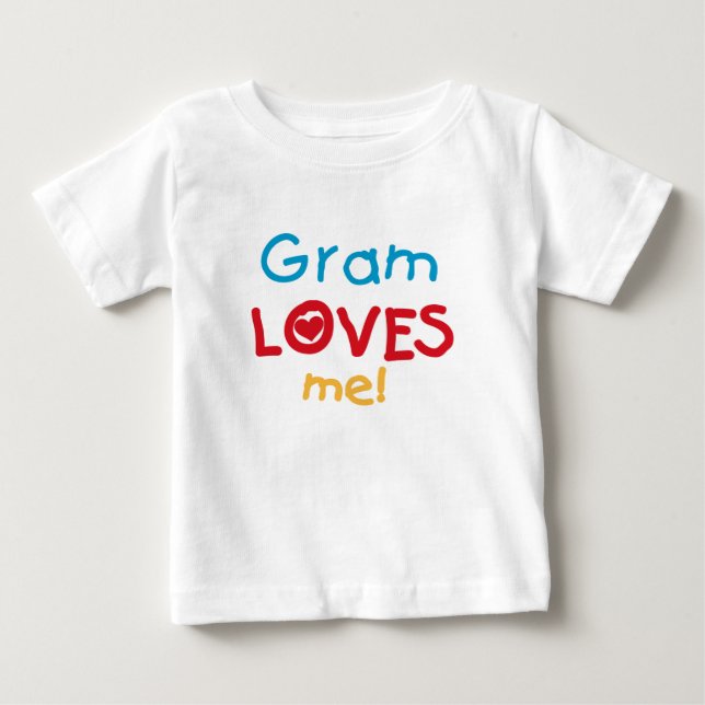 Gram Lieben Me T - Shirt und Geschenke (Vorderseite)
