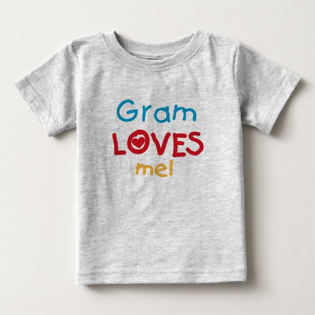 Gram Lieben Me T - Shirt und Geschenke (Vorderseite)