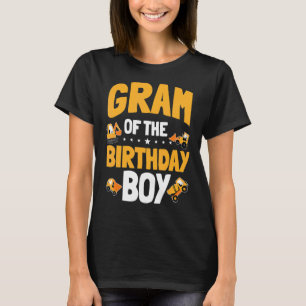Gram of the Birthday Boy Construction Worker T-Shirt