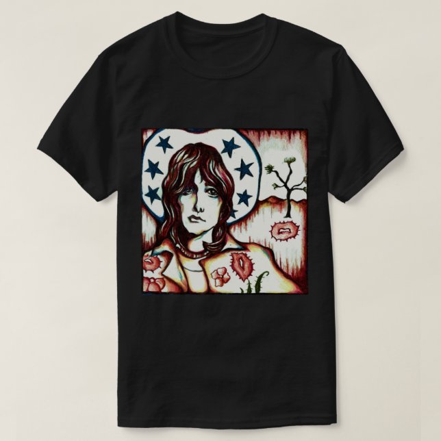 Gram Parsons Joshua Tree T-shirt classique (Design devant)