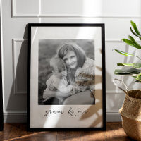 Gram und ich Personalisierten Bildergeschenk für O