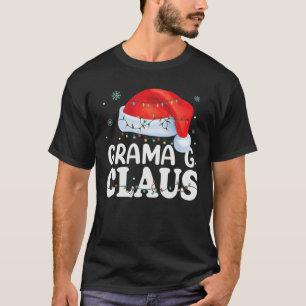 Grama G Claus Xmas Familie Matching Funny Oma C T-Shirt