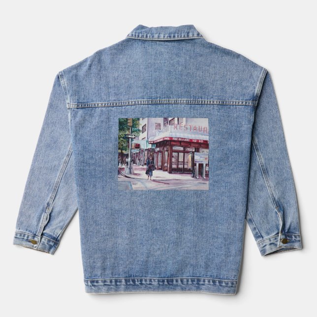 Gramercy Coffee Corner Jeansjacke (Rückseite)