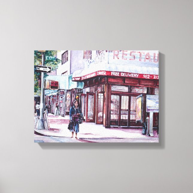 Gramercy Coffee Corner, New York City Leinwanddruck (Vorderseite)