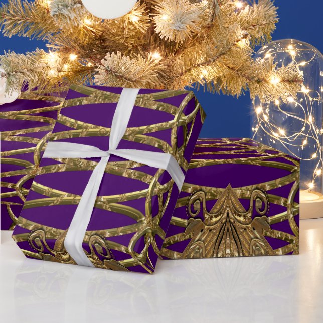 Gramercy Passion Elegantes opulentes Wrapping Pape Geschenkpapier (Feiertage)
