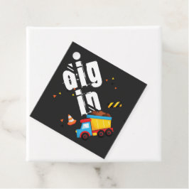 Gramm im Bau Geburtstag Geschenkanhänger