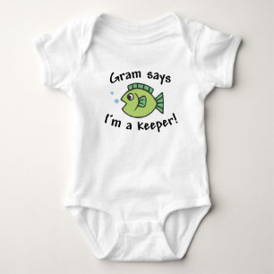 Gramm sagt, dass ich ein Wächter bin! Baby Strampler