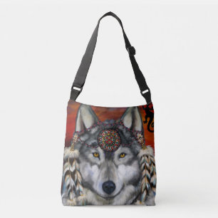 GRAMM WOLF ART TRAGETASCHEN MIT LANGEN TRÄGERN