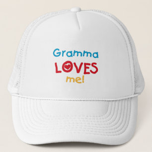 Gramma Lieben Me T - Shirt und Geschenke Truckerkappe