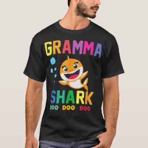 Gramma Shark Gramma Shark Lover Familienmütter Da T-Shirt