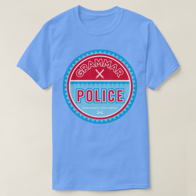 Grammar Police Classic TShirt (Design vorne)