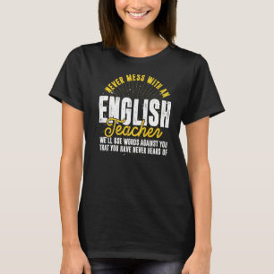 Grammar Police English Teacher Rechtschreibprüfung T-Shirt