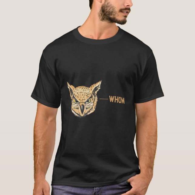 Grammar Police  Whom  Grammar  Grammar Saying T-Shirt (Vorderseite)