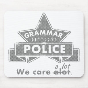 Grammar-Polizei Mousepad