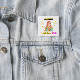 Grammar Queen Button