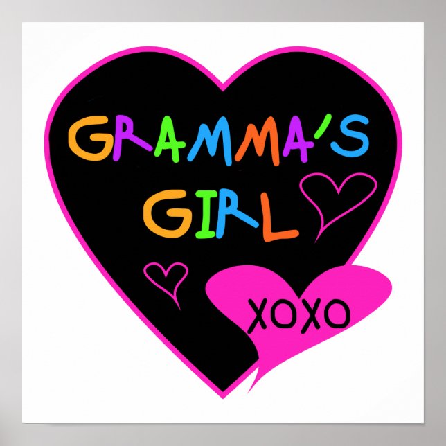 Gramma's Girl Tshirts, Tasse, Buttons, Hüllen, Hat Poster (Vorne)