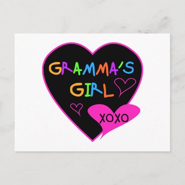 Gramma's Girl Tshirts, Tasse, Buttons, Hüllen, Hat Postkarte (Vorderseite)
