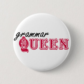 Grammatik-Königin Button