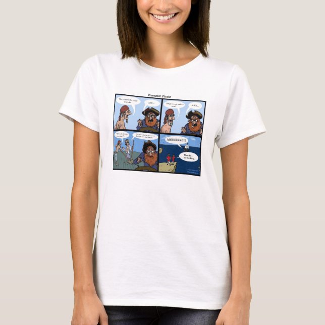 Grammatik-Piraten-T - Shirt-Frauen T-Shirt (Vorderseite)