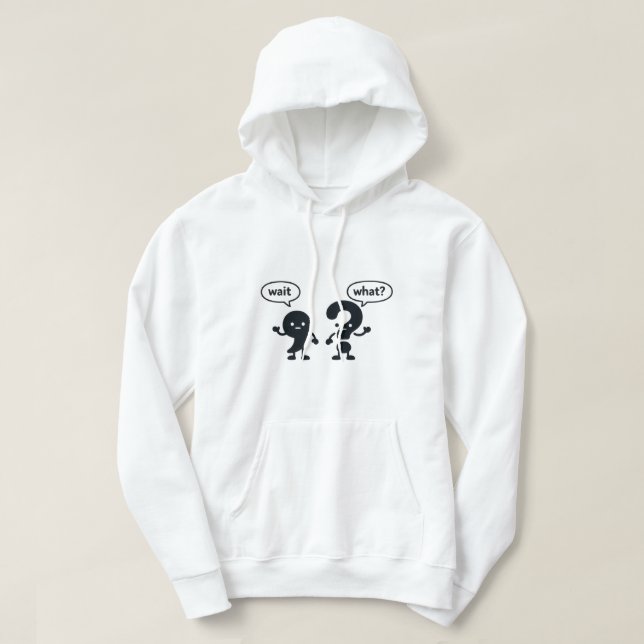 Grammatik-Witze Hoodies (Design vorne)
