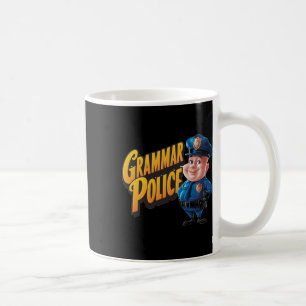 Grammatikpolizei Grammar S. English Lover Kaffeetasse