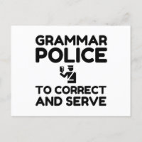 Grammatikpolizei zur Korrektur und zum Servieren v